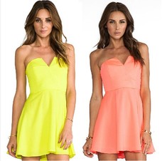Vestido Ligero Straples Mujer 2014