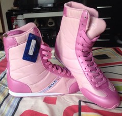 Entrega Inmediata Zapatos Tipo High Top, Casuales, Sport, Mujer, Rosa, Pink